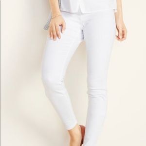 Old navy rockstar jeggings jeans white NWT